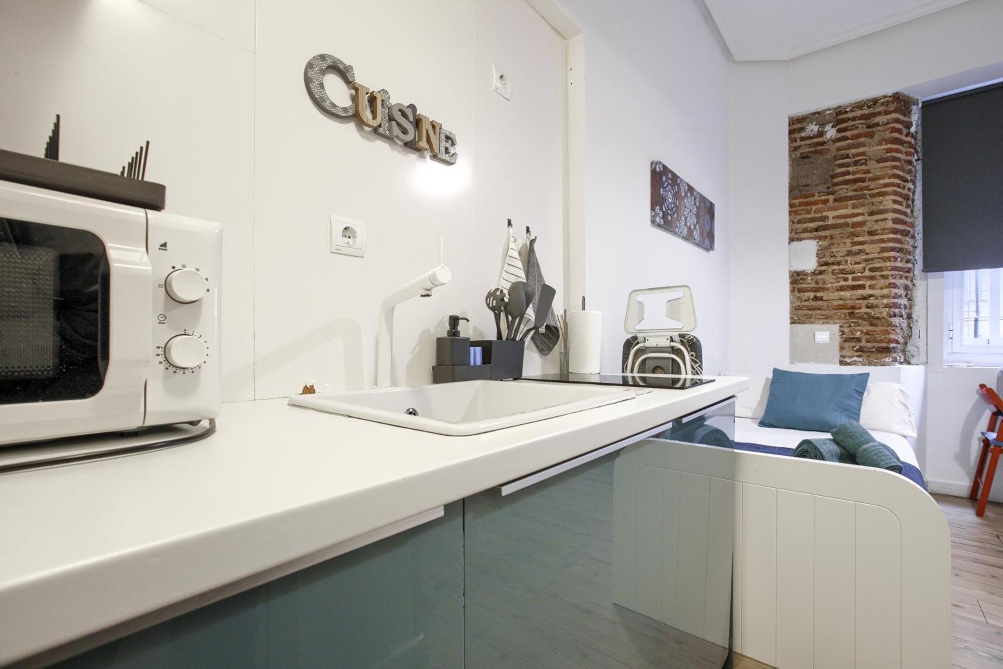 Intimo Estudio En Madrid, Centro, 2Pax, Wifi & Tv Exteriér fotografie